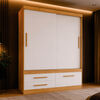 Closet Yardas Emilia 2 Puertas 3 Cajones Freij&oacute; Blanco