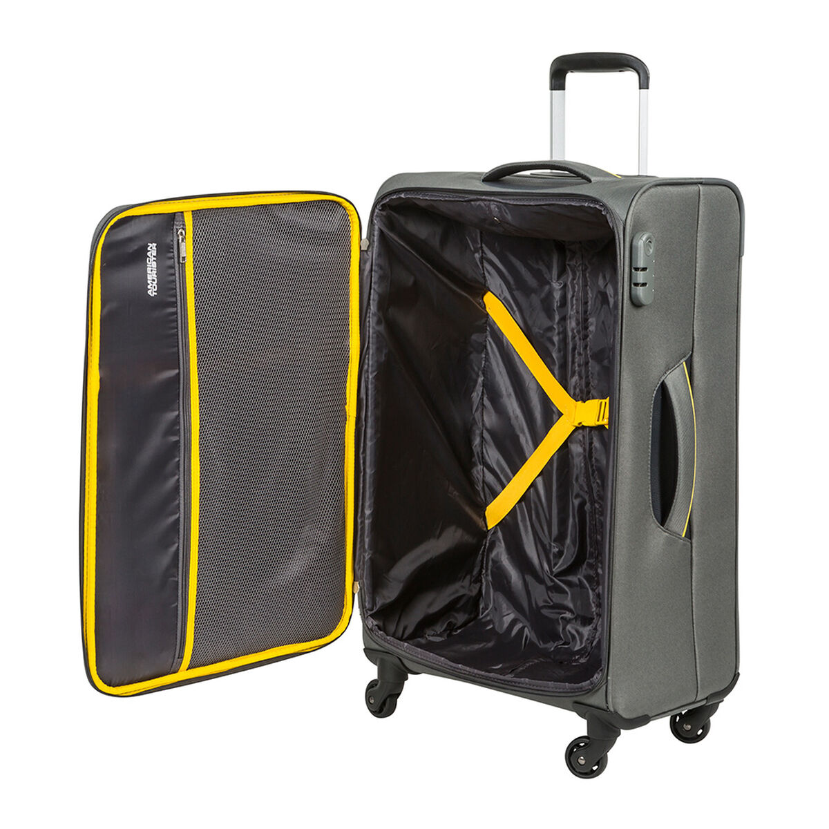 Maleta American Tourister Stirling Light Gris M