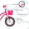 Bicicleta Queen 12Rosada Bebesit