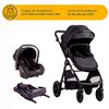 Coche Cuna Travel System Isofix Sunset Premium con Base Negro Bebesit