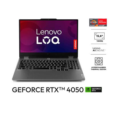 Notebook Gamer Lenovo LOQ AMD Ryzen 7 24GB 512GB SSD 15,6" NVIDIA RTX4050
