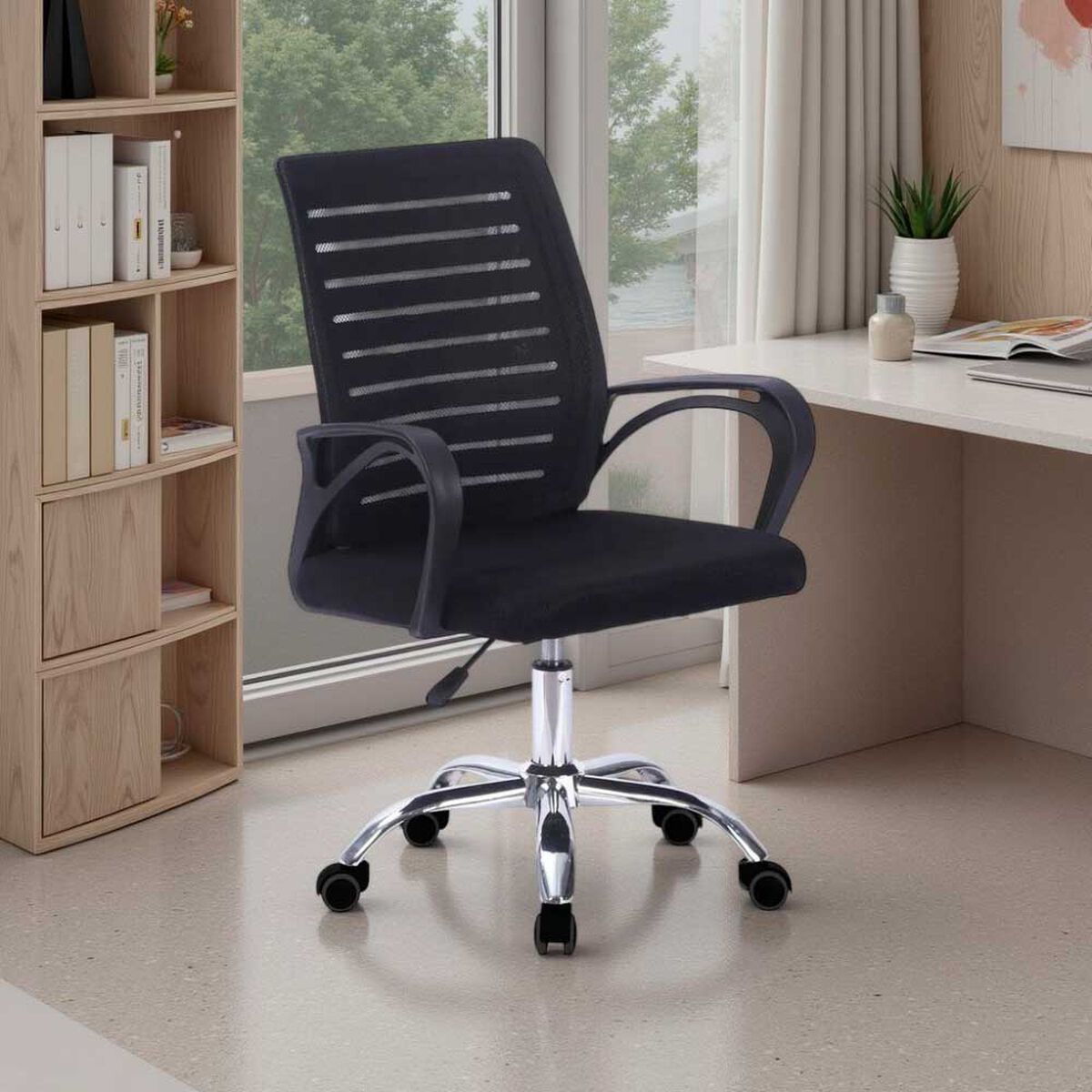 Silla de Escritorio Arthome Budapest Negra