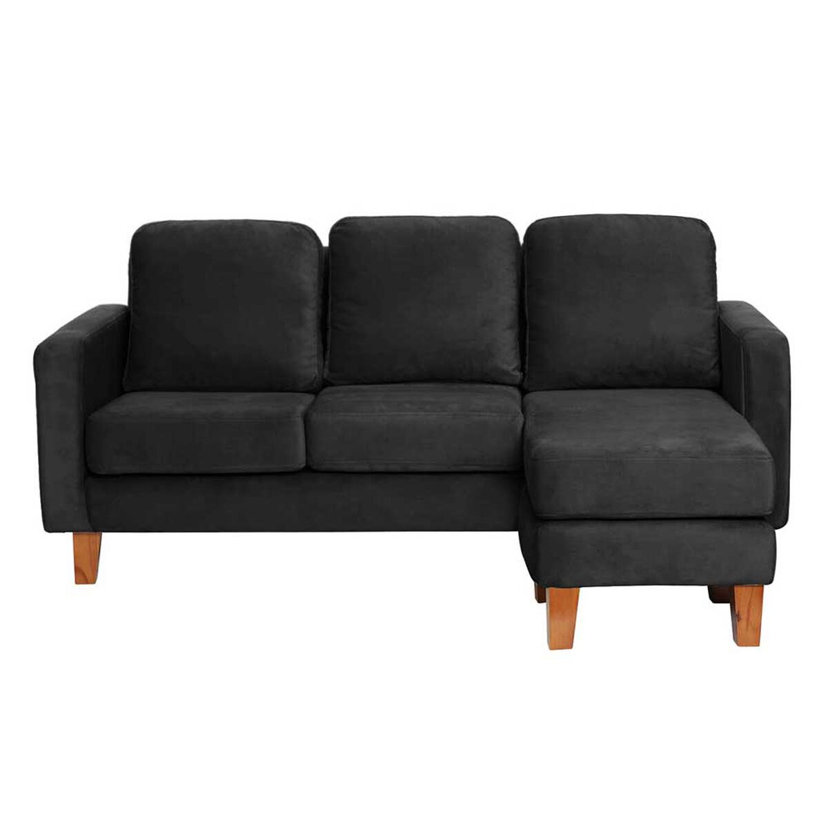 Sofá Seccional Intercambiable Latam Home Venecia 3 Cuerpos Negro