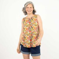 Polera Sin Mangas Mujer Portman Club Fucsia, Negro, Negro-Prin, Verde