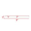 Panel TV TuHome Luft Hasta 75" Wengue