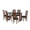 Juego de Comedor Latam Home Pamplona Girona 6 Sillas Velvet Gris