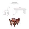Juego de Comedor Living Factory Teka 6 Sillas Beige
