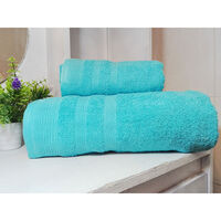 Set Toallas de Baño Illusions 2 Piezas Turquesa
