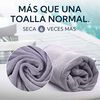 Pack 2 Toallas Microfibra Terry Gris Pro Outdoor