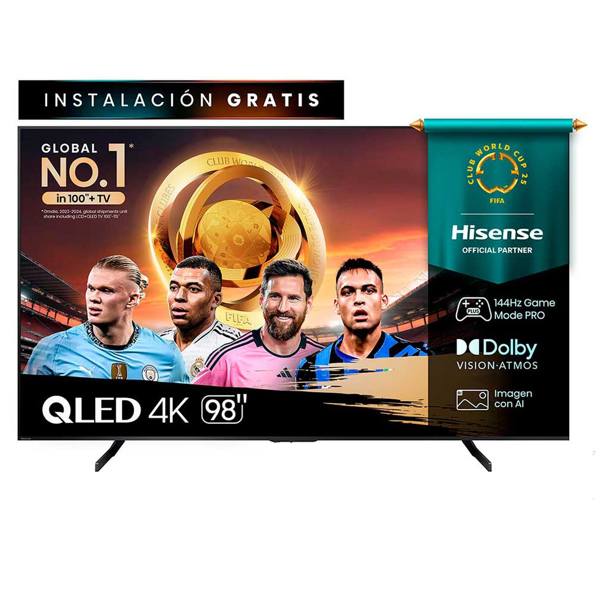 QLED Hisense 98Q6QG 98" Ultra HD 4K