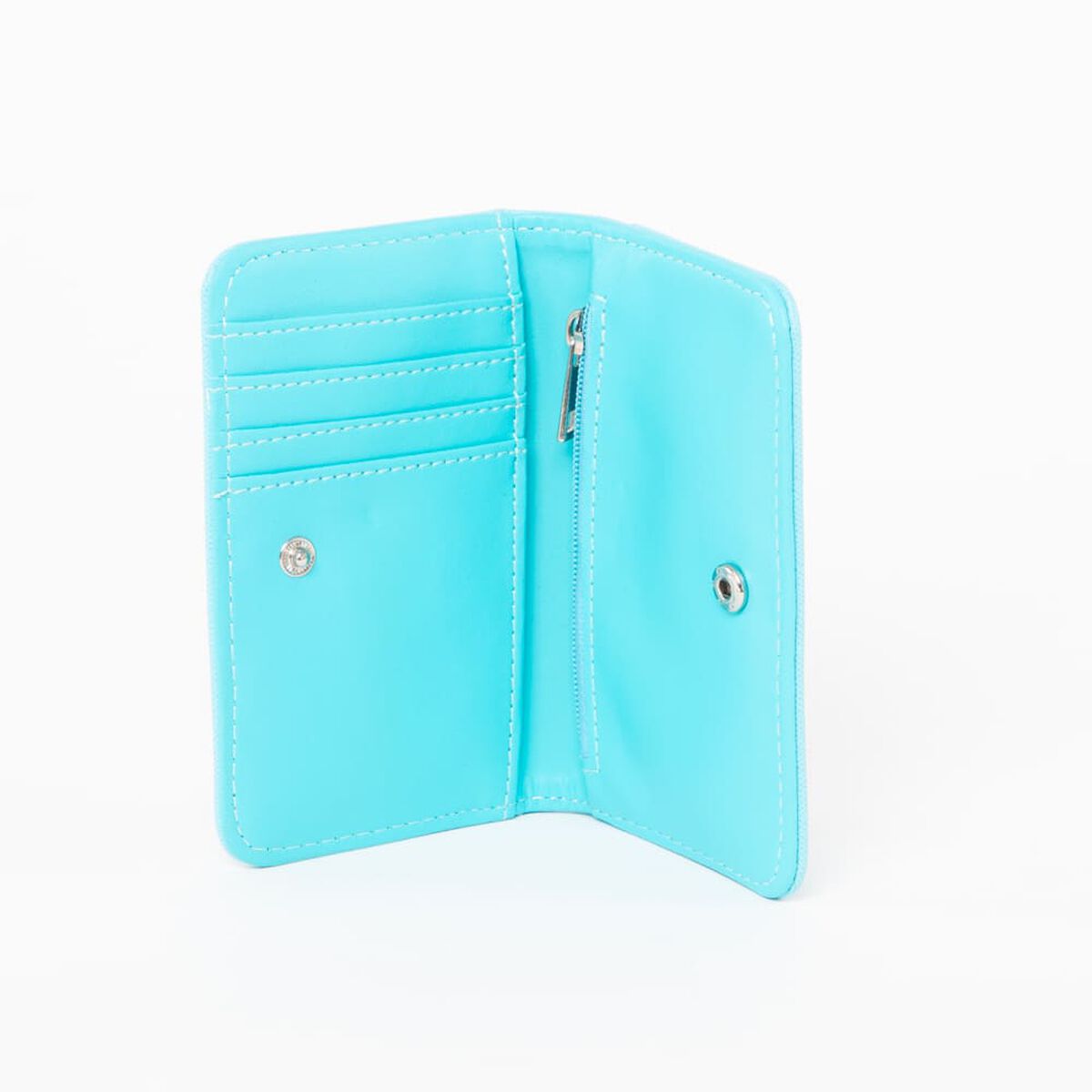 Billetera Ecocuero Turquesa Icono