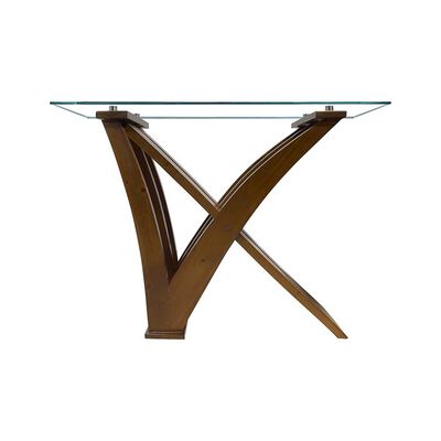 Mesa de Arrimo Living Factory Gaviota Nogal