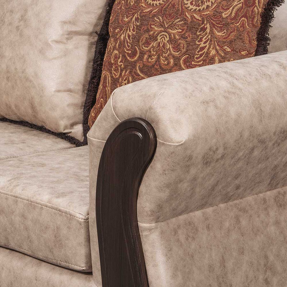 Sof&aacute; Black Factory Sofia 2 Cuerpos Beige