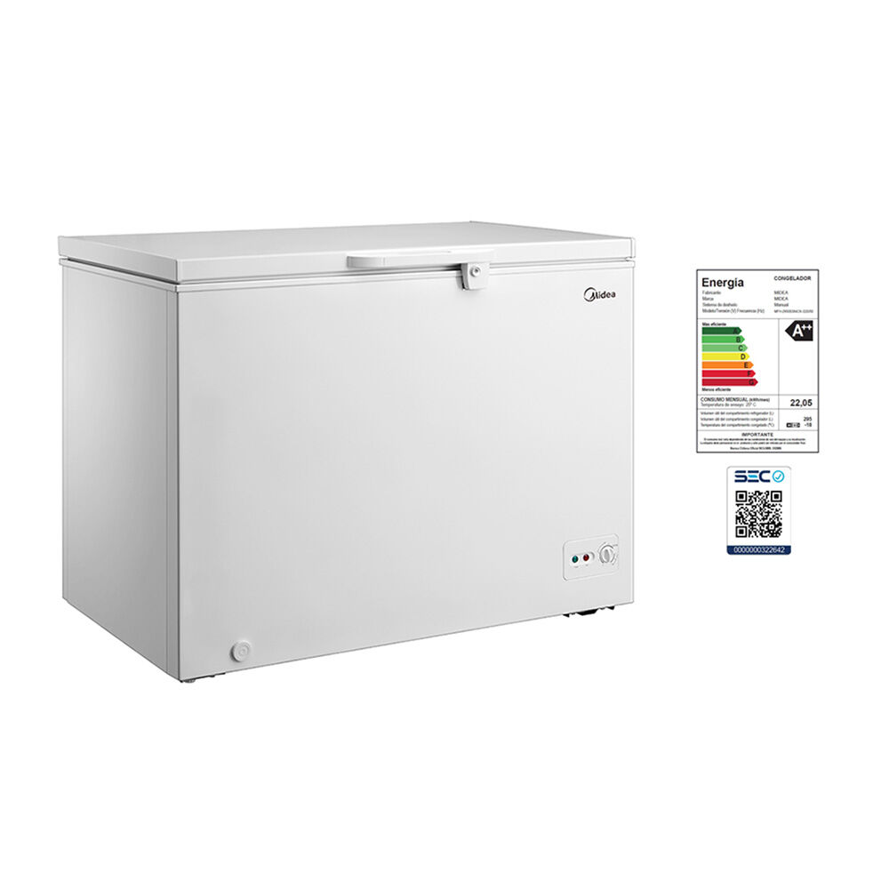 RFSD 静床38AB Freezer Horizontal Midea MFH-2950B384CN 295 lt. | Abc