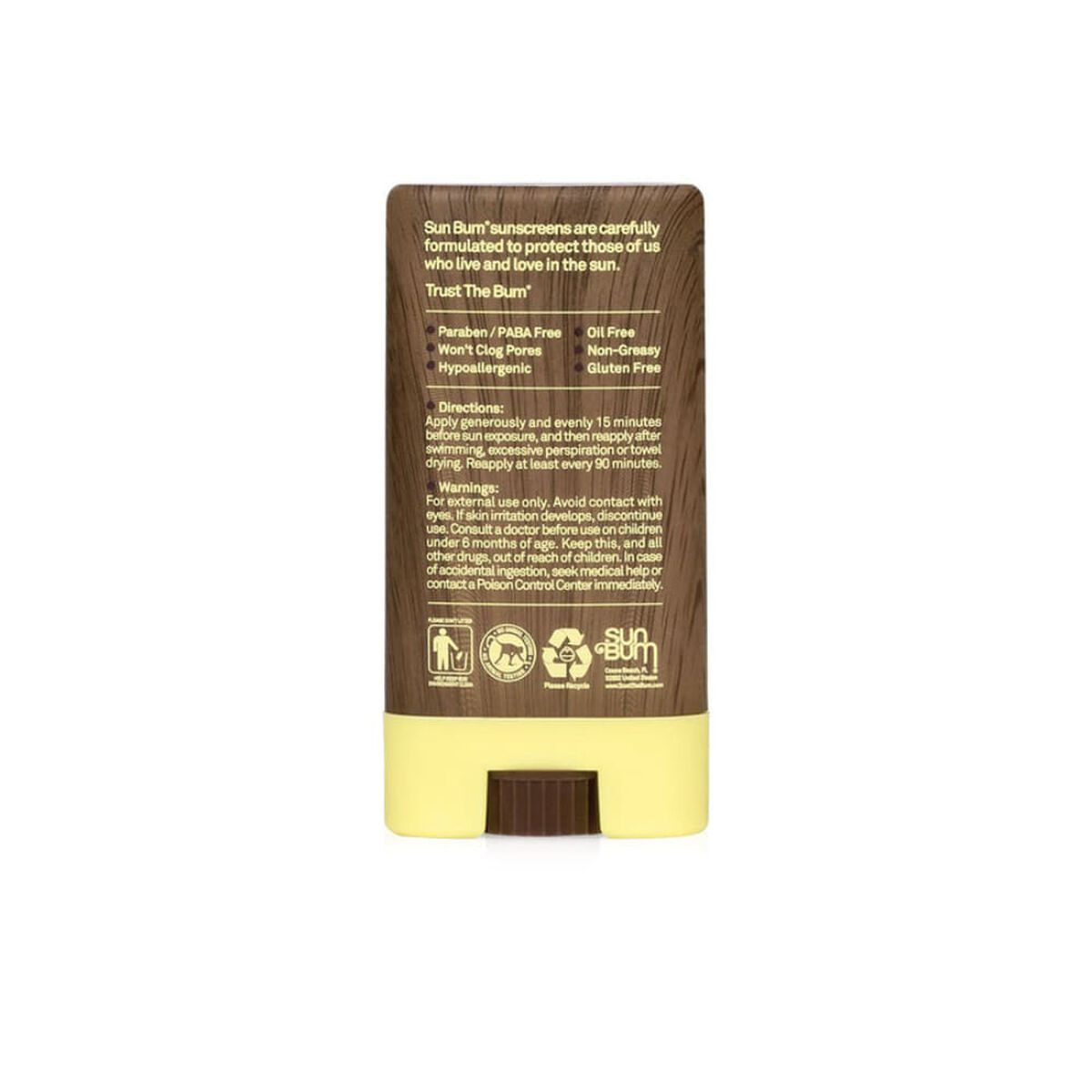 Protector Solar Facial En Barra PF 30 Sun Bum
