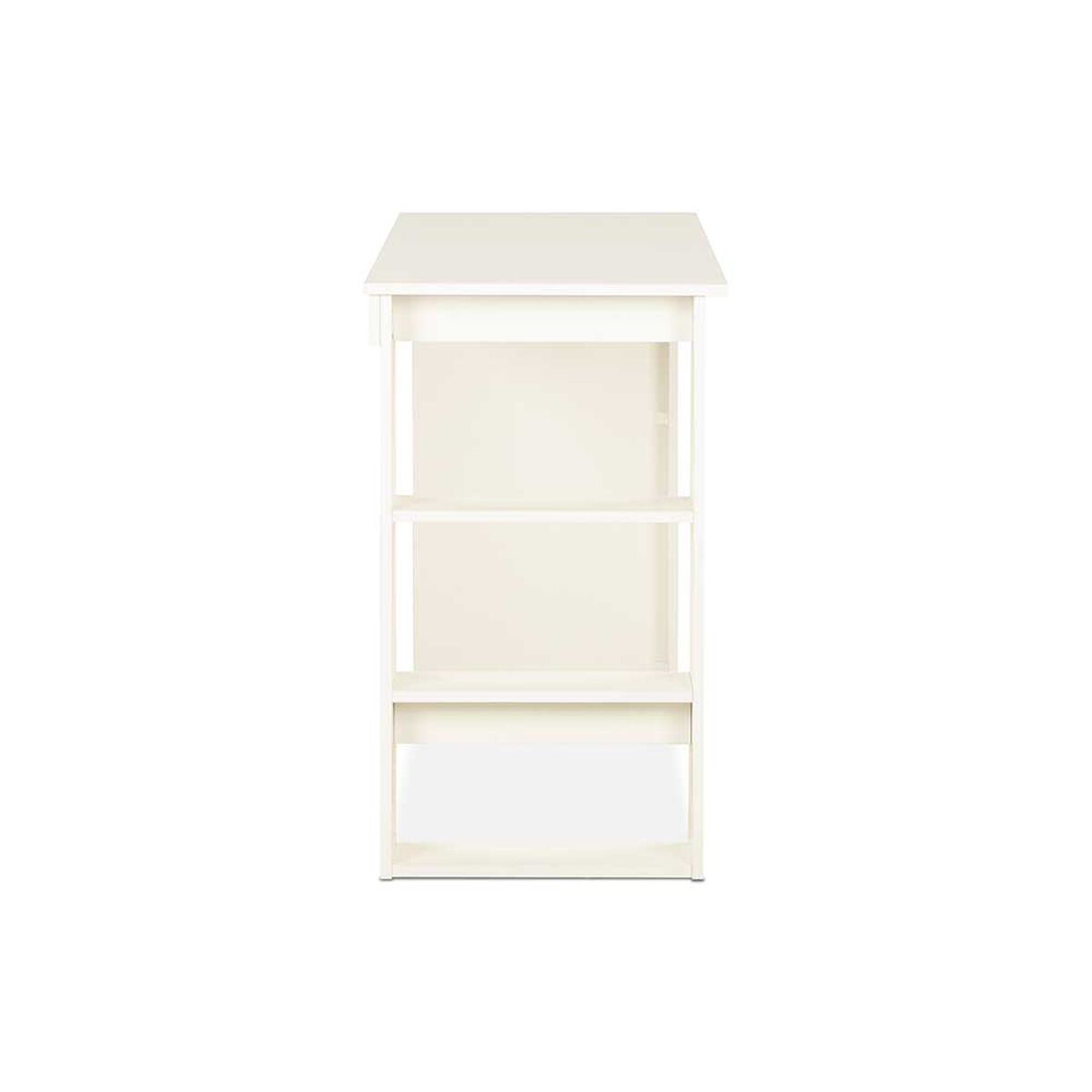 Escritorio Stanford 2 Repisas Leterales Blanco