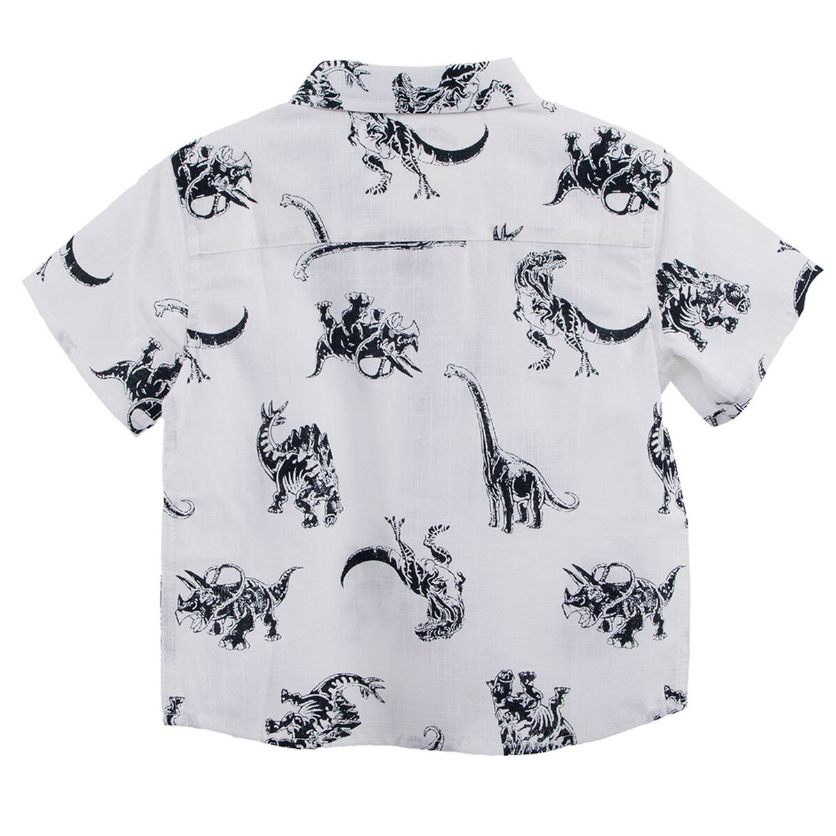 Camisa Dino Manga Corta de Algod&oacute;n Chess Baby