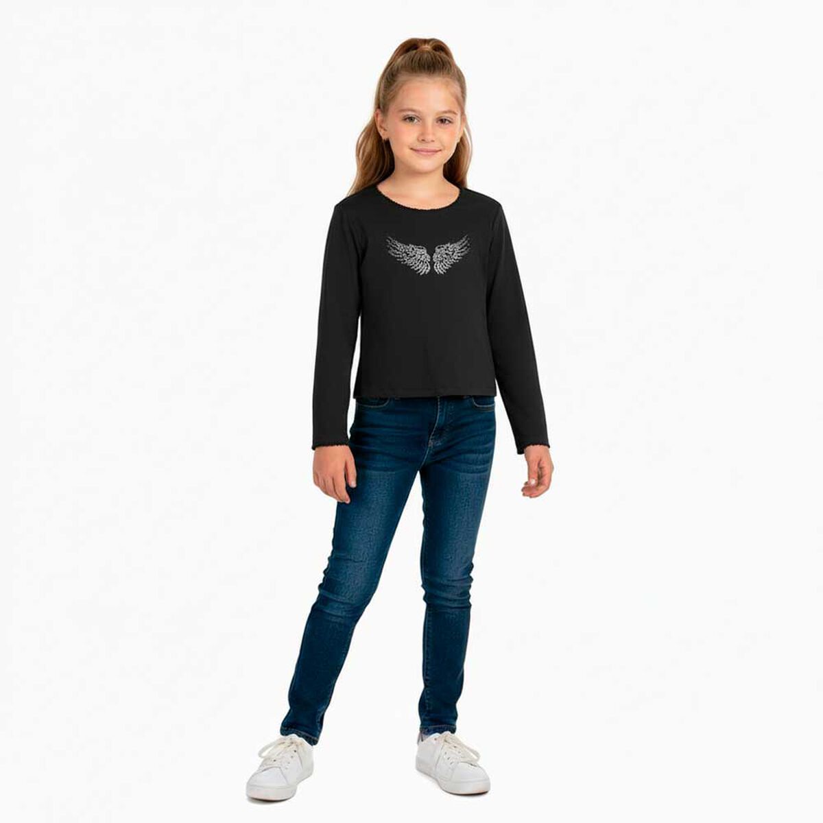 Polera Manga Larga Ni&ntilde;a Mila