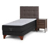Cama Europea Tempo 1.5 Plazas + Set Maderas Issey