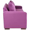 Sofá Muebles America Andrea 3 Cuerpos Lila