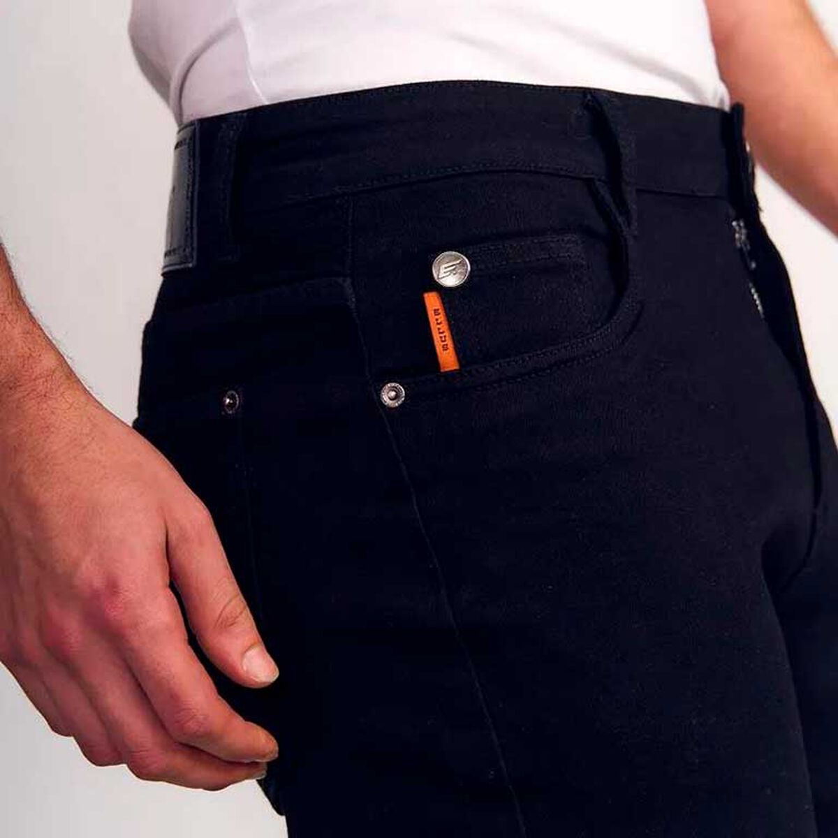 Jeans Straight Tiro Alto Hombre Ellus
