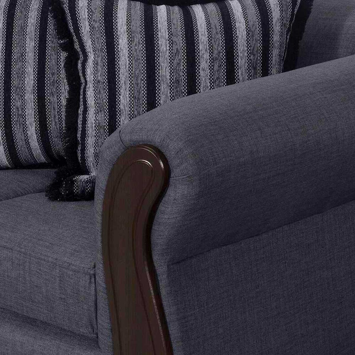 Sof&aacute; Black Factory Sofia 3 Cuerpos Marengo