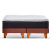 Cama Europea Latam Home 2 Plazas New Top BD Chocolate