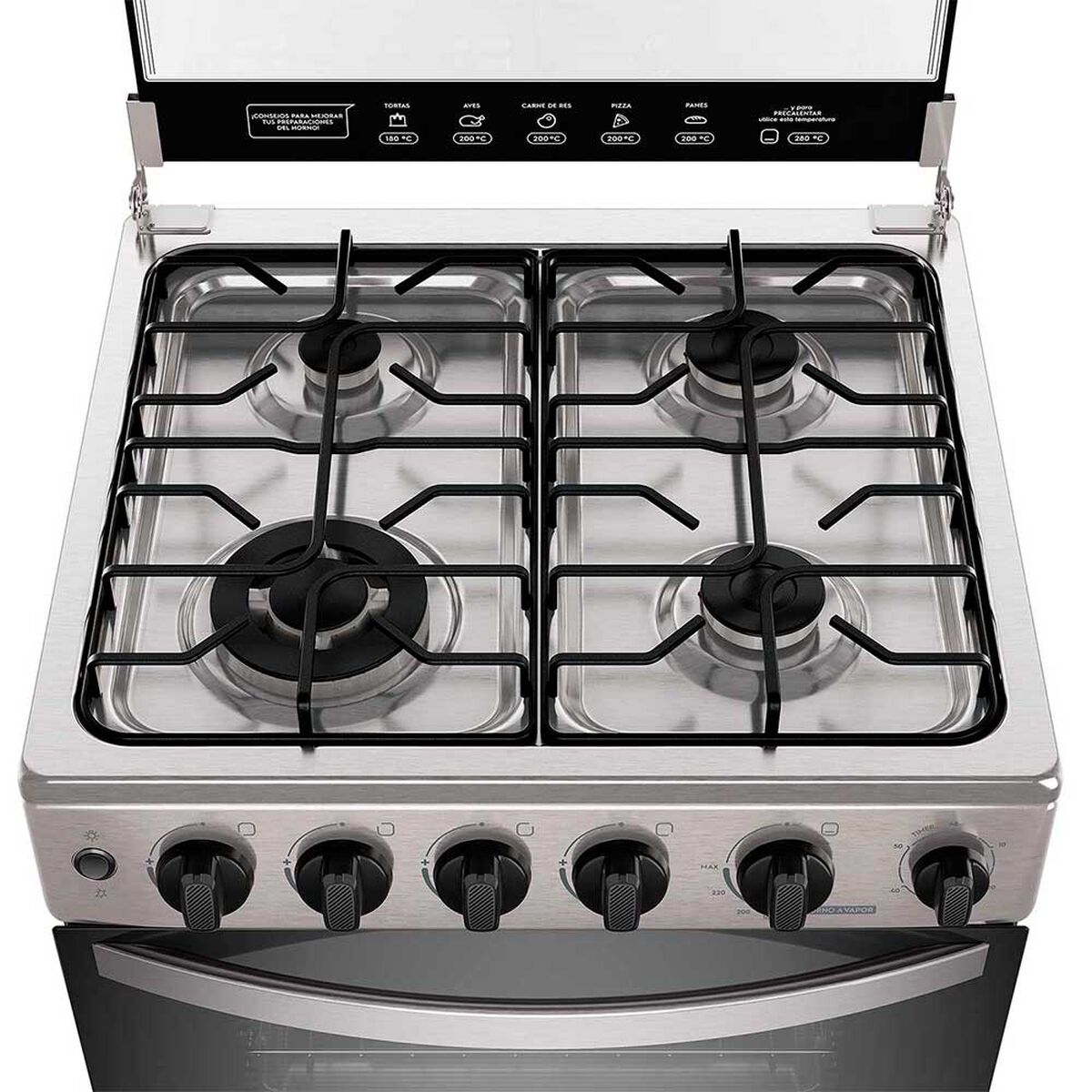 Cocina a Gas Mademsa FM4SSC 4 platos Inox