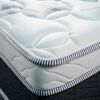 Cama Europea Celta Base Dividida King Everest Cobre + Respaldo + 2 Veladores Mallorca