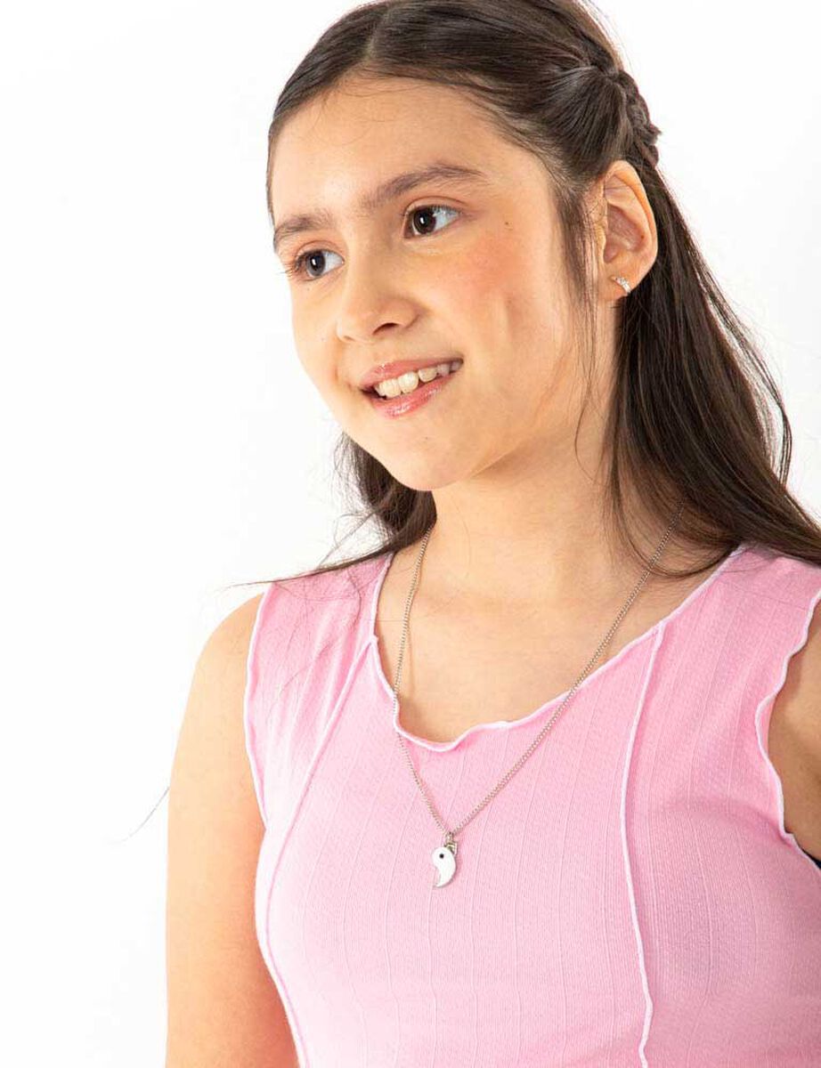 Polera Sin Mangas de Algodón Niña Mila