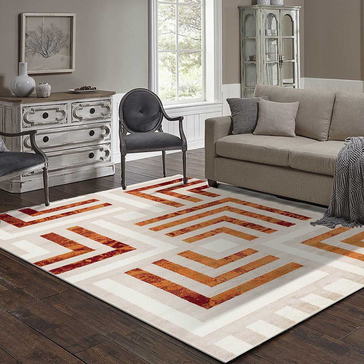 Alfombra Idetex Jungle Rojo 160 x 235 cm
