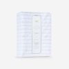 Juego de Sábanas Infantil Rosen 1,5 Plazas Rainbow Damasco Blanco