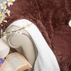 Manta Plush Sherpi Deluxe 127X152 Café