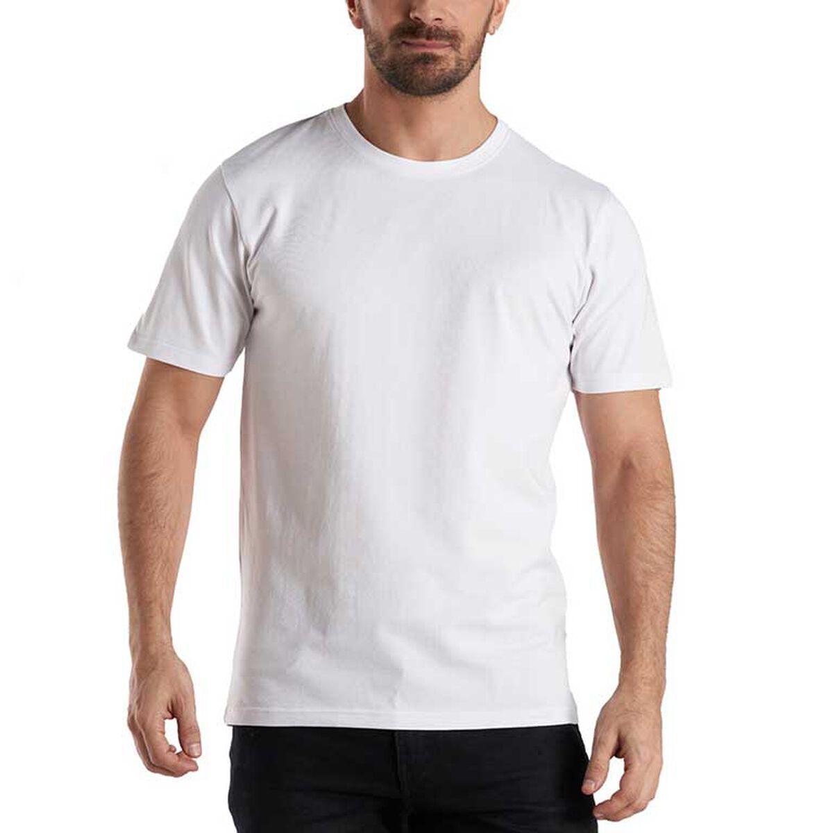 Pack 2 Camisetas Algodón Manga Corta Cuello Redondo Hombre Top
