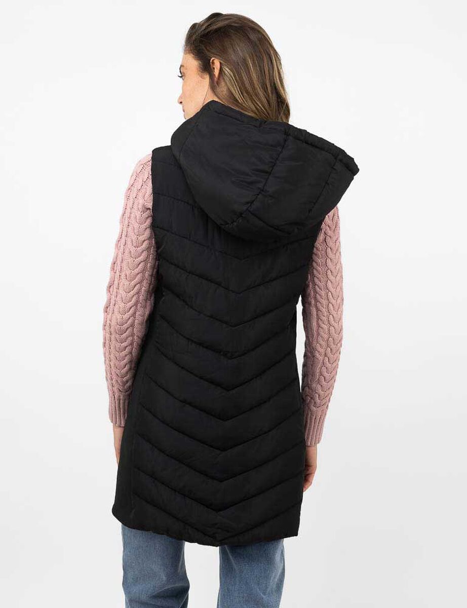 Parka Larga Sin Mangas Mujer Zibel