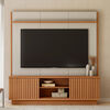 Home TV Di Poretti Design Ravenna Hasta 75" Caf&eacute; Claro