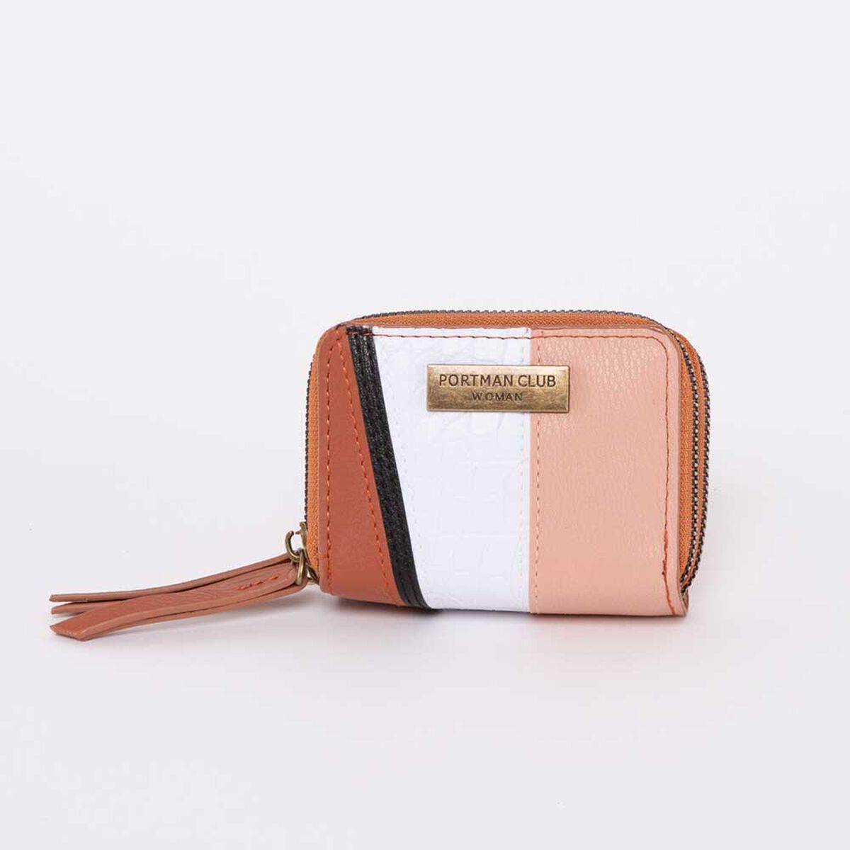 Billetera Eco Cuero Camel Mujer Portman Club