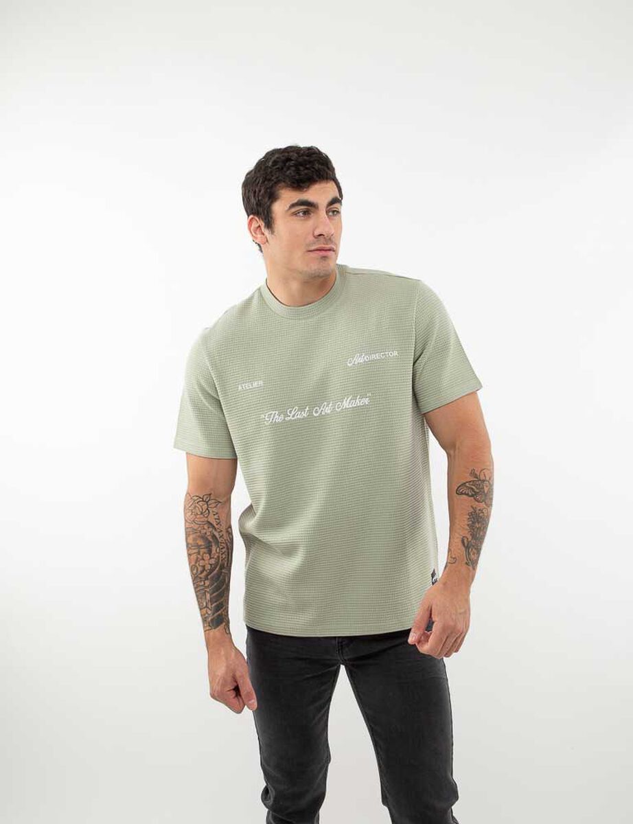 Polera Manga Corta Hombre Icono