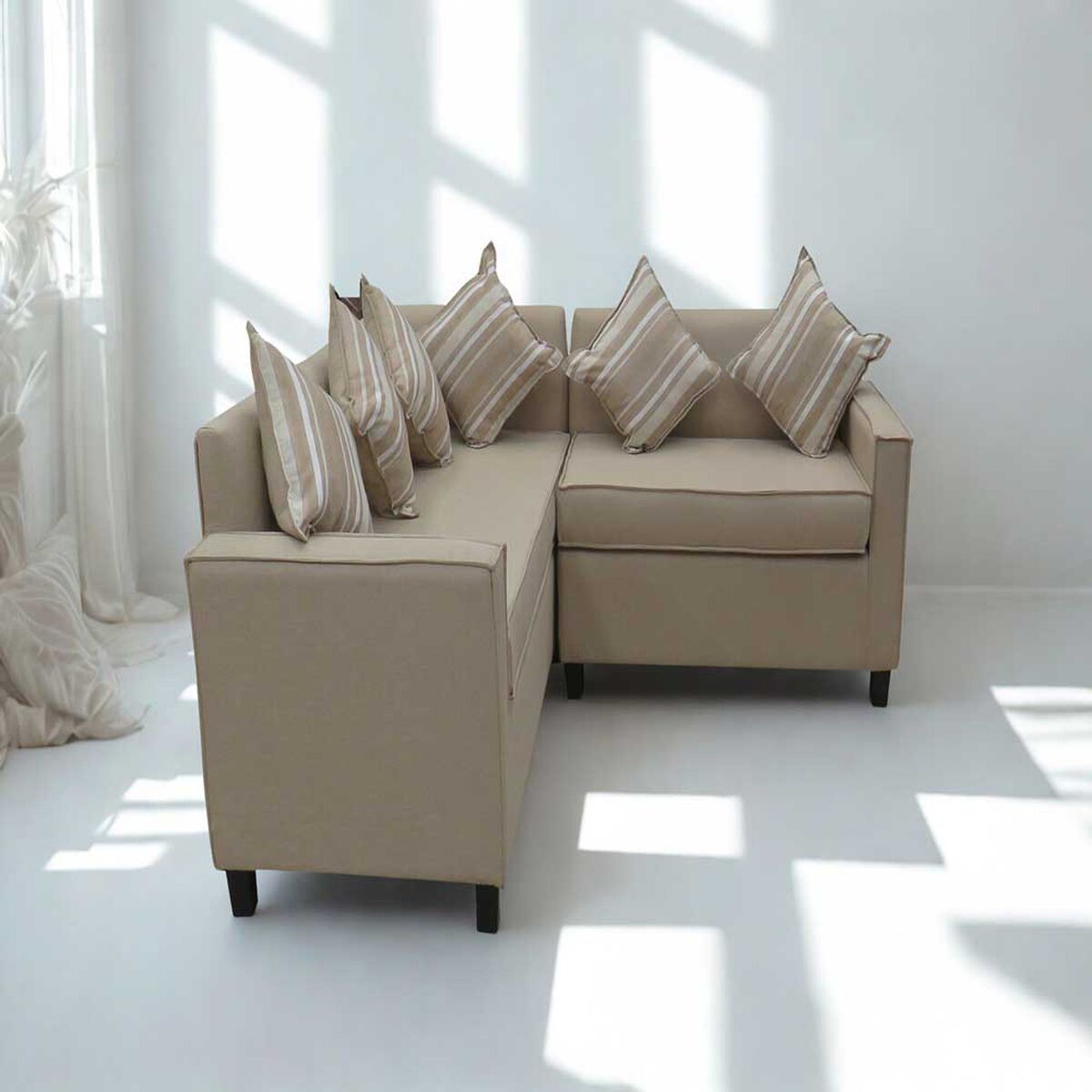 Seccional Almore Constanza 5 Cuerpos Beige