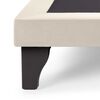 Base Europea Muebles Cid 1 Plaza Felpa Beige