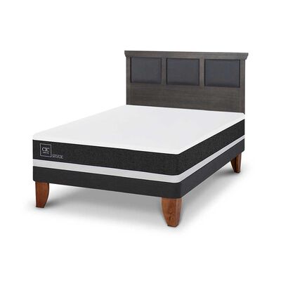 Imagen 2 del producto Cama Europea CIC 2 Plazas Ortopedic + Respaldo Torino