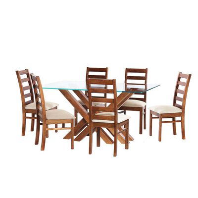 Imagen 1 del producto Juego de Comedor Latam Home Merida 6 Sillas Blanco