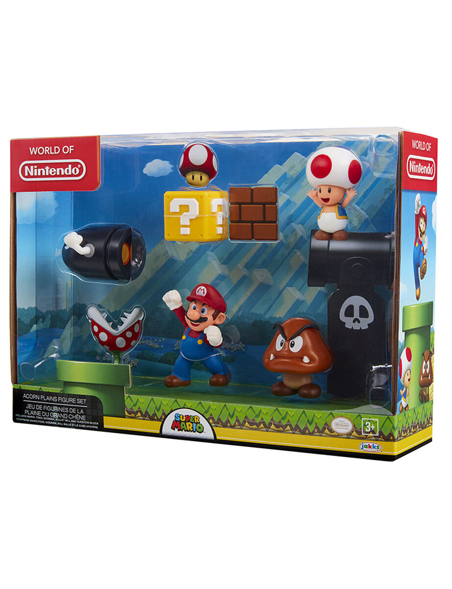 Set Figura de Colección Super Mario Acorn Plains