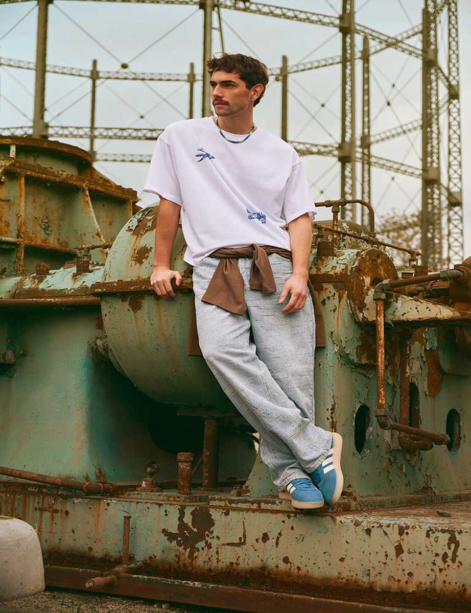 Jeans Baggy Textura Hombre Icono