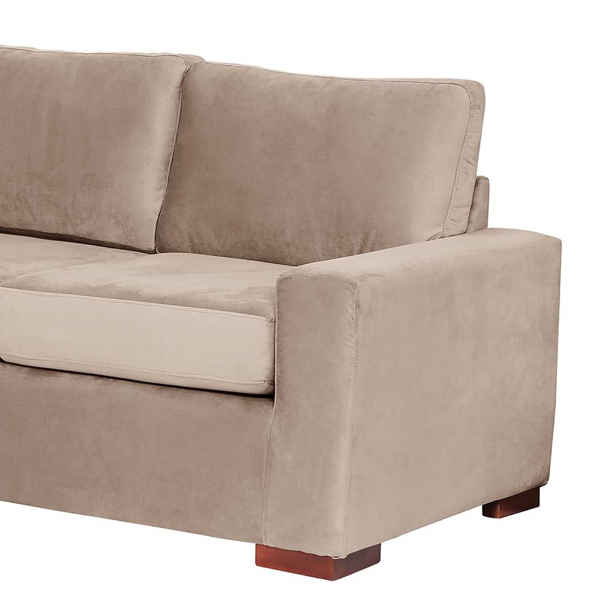Sofá Cama Latam Home Livorno 3 Cuerpos Beige