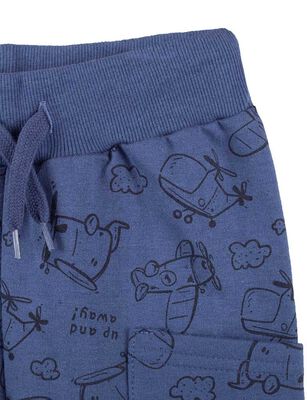 Imagen 2 del producto Short de Algodón Bebo Chess Baby Azul, Gris-Mlg, Petroleo, Verde-Mili