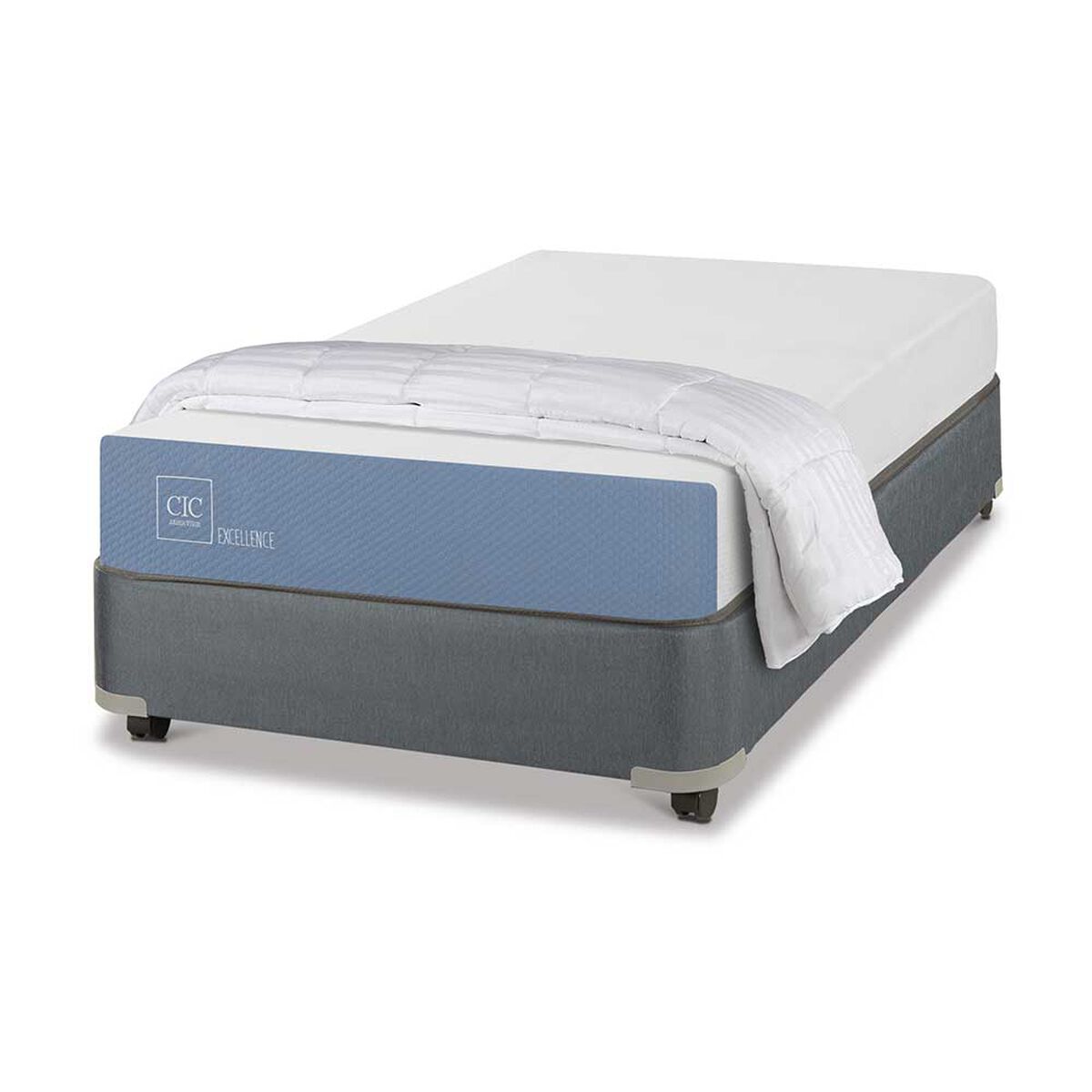 Cama Americana CIC 1 Plaza Excellence + Plumón