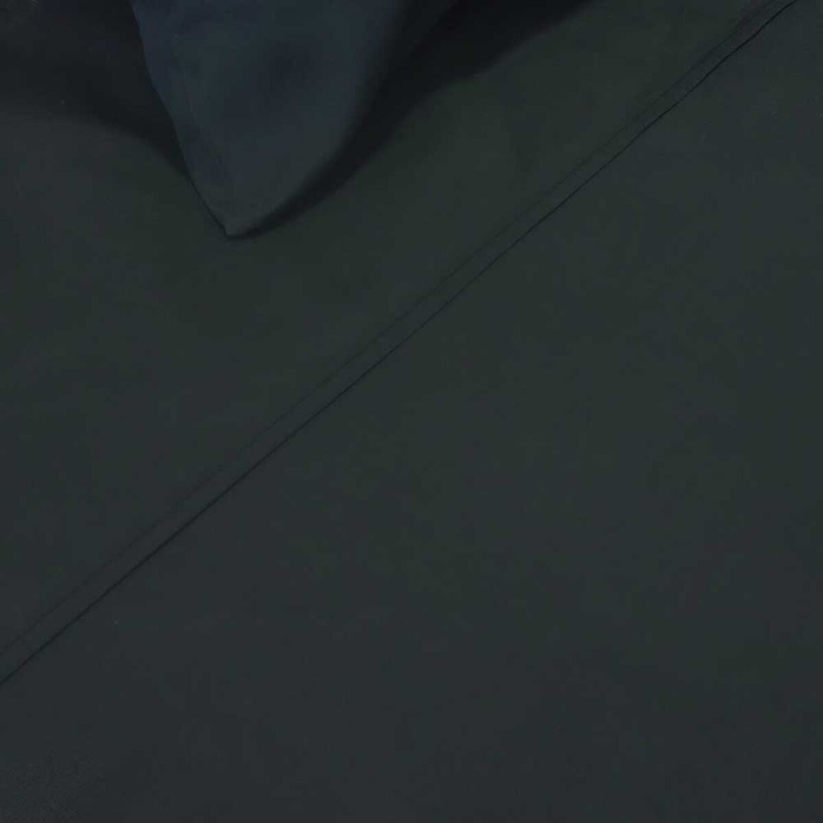 Juego de S&aacute;banas Doral 1,5 Plazas Lisas 210 Hilos Negro