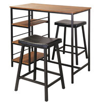 Juego de Comedor Idetex Vesant 2 Sillas Café