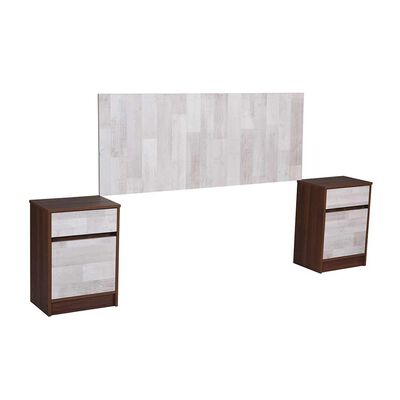 Imagen 2 del producto Respaldo King + 2 Veladores CIC Legno